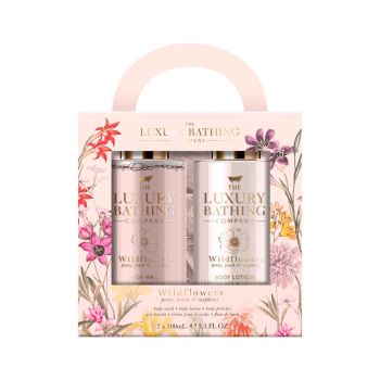 The Luxury Bathing Wildflower Glamorous Glow Body Wash & Lotion Set [CB2402]