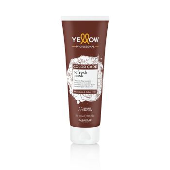 YELLOW PROFESSIONAL Vegan Color Care Refresh Mask .35 Warm Brown 250ml [YEW5682]