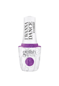Gelish Soak Off Gel Polish "Belt It Out" Violet Holographic Glitter - 15 mL | .5 fl oz [GLH1110472]