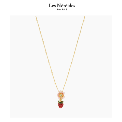 Les Néréides Necklace Wild Strawberry LE BOIS GOURMAND [LNATBG303/1]