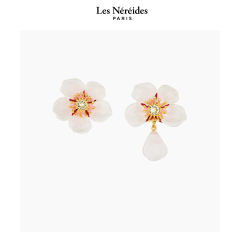 Les Néréides Earrings Japanese Cherry Blossom HANAMI [LNANHA110T/1]