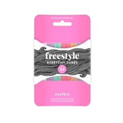 Freestyle Stretchy Tubes Pastels 24pcs [FS8352]