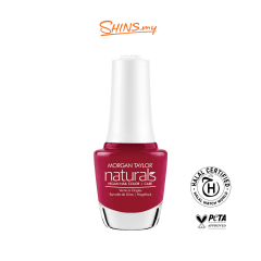 Morgan Taylor Naturals Vegan Nail Color + Care 15mL - Radiant In Red [MTN3140011]