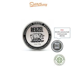 REUZEL Concrete Hold Matte Pomade 4OZ/113G -FREE Reuzel Extreme Hold Matte Pomade 1.3oz  [RZ220+RZ216]