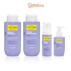 Yellow Professional Silver - Hair Shampoo/Conditioner/Leave-In Mousse/Pure Purple- [YEW59201-04]