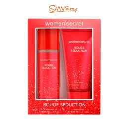 Women Secret Rouge Seduction Set Body Mist 85ml + Body Lotion 90ml [YW161]