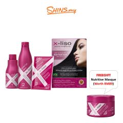 X-Liso Straightening Kit 215ml + FREEGIFT Nutritive Masque [XL009+XL007]