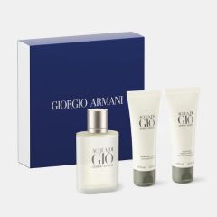 GIORGIO ARMANI ACQUA DI GIO EDT50ML+SWG75ML+SVB75ML SET [YG842]