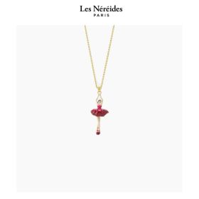 Les Néréides Necklace Ballerina with Pink gradient Tutu PAS DE DEUX [LNAWDD359/1]