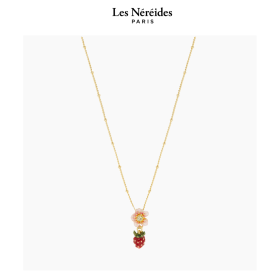 Les Néréides Necklace Wild Strawberry LE BOIS GOURMAND [LNATBG303/1]