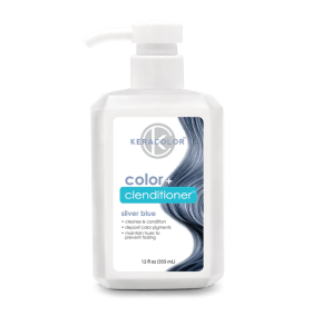 KERACOLOR Color + Clenditioner SilverBlue 12oz 355ml [KER102]