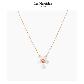 Les Néréides Necklace Japanese Cherry Blossom HANAMI [LNANHA309/1]