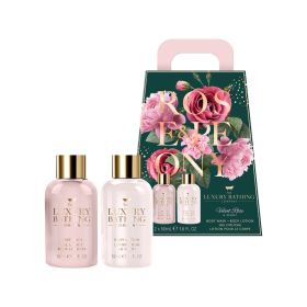 [BUY 1 FREE 1] The Luxury Bathing Velvet Rose & Peony Body Duo Gift Set [CB2406]