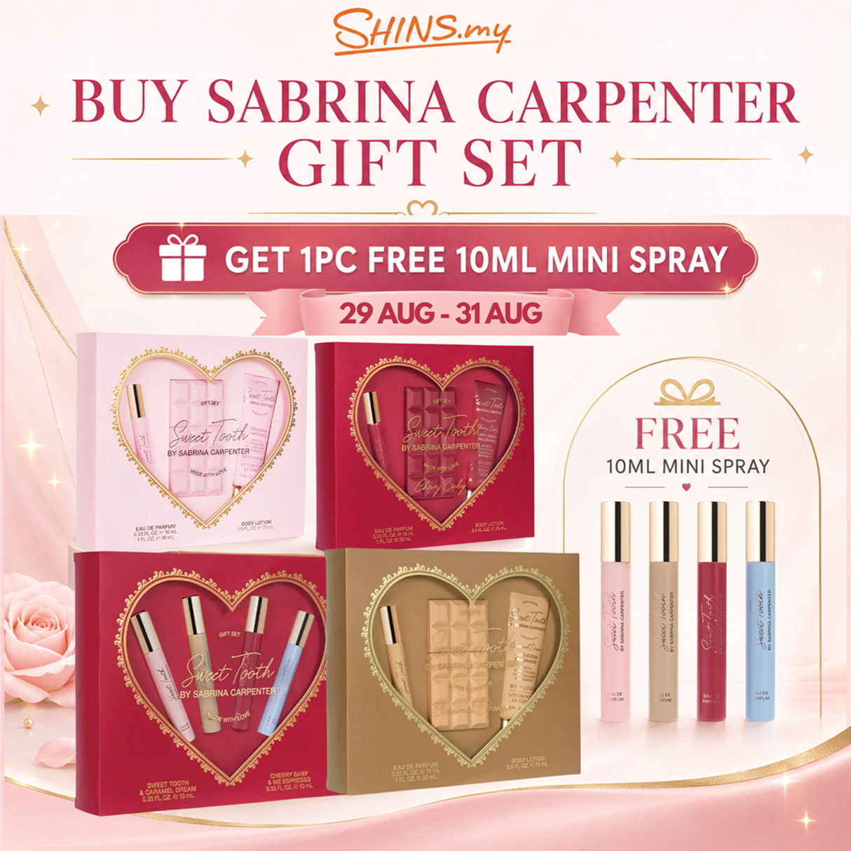 Sabrina Gift Set Banner