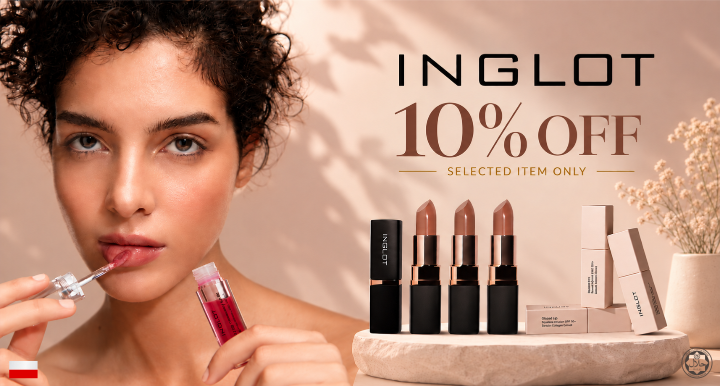Inglot lipstick banner September