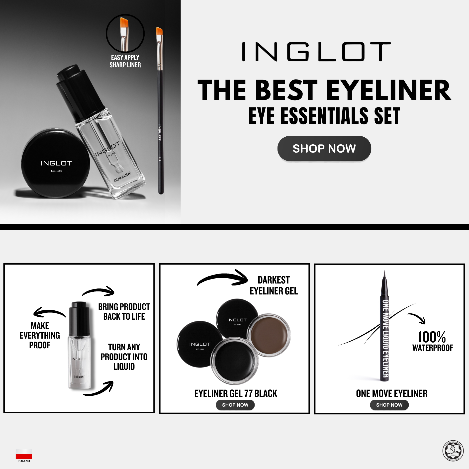 Inglot Eyes Set
