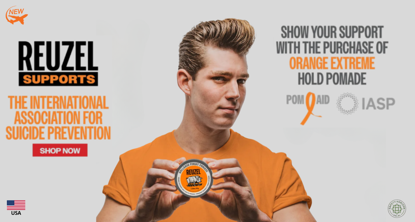 Reuzel Orange Banner