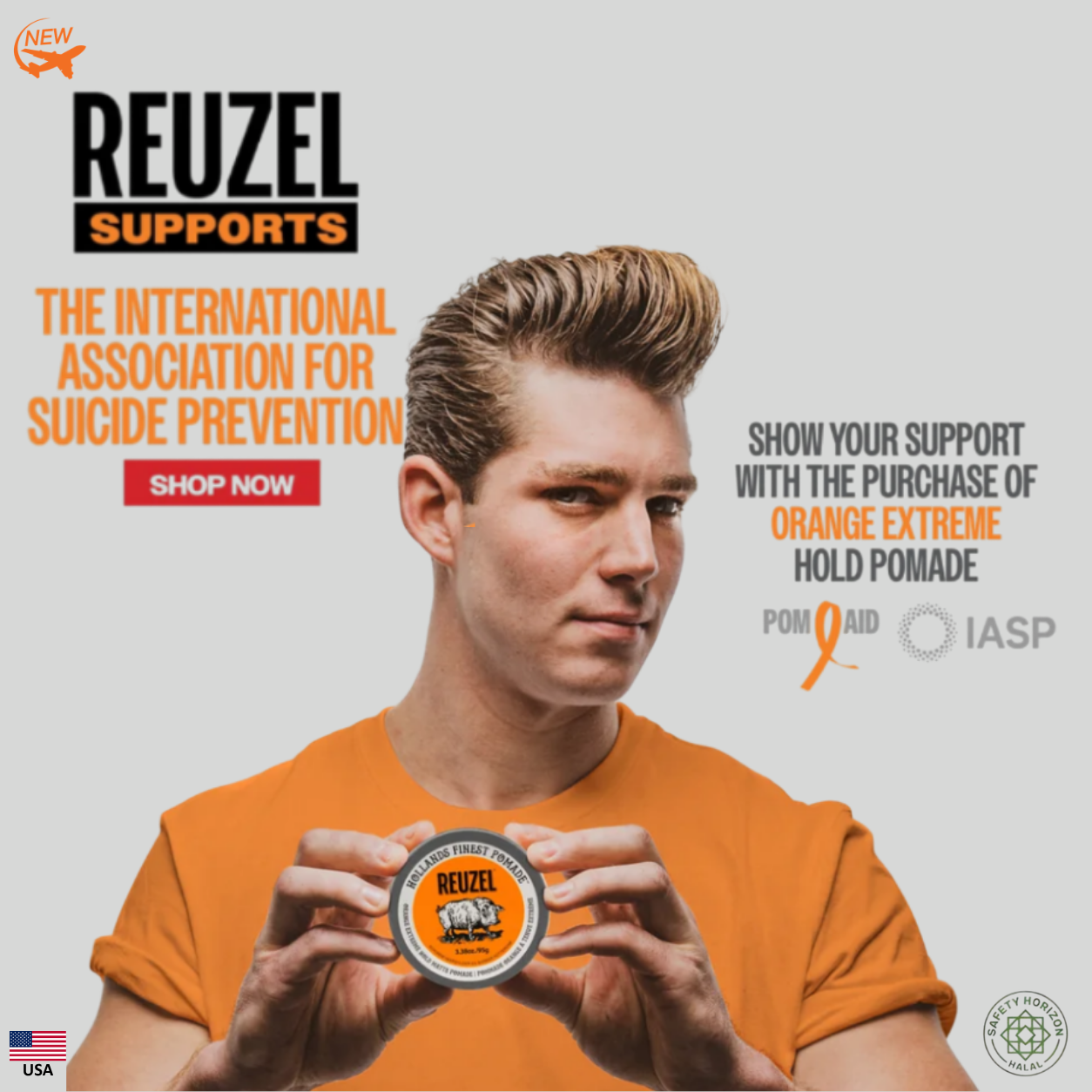 Reuzel Orange Banner