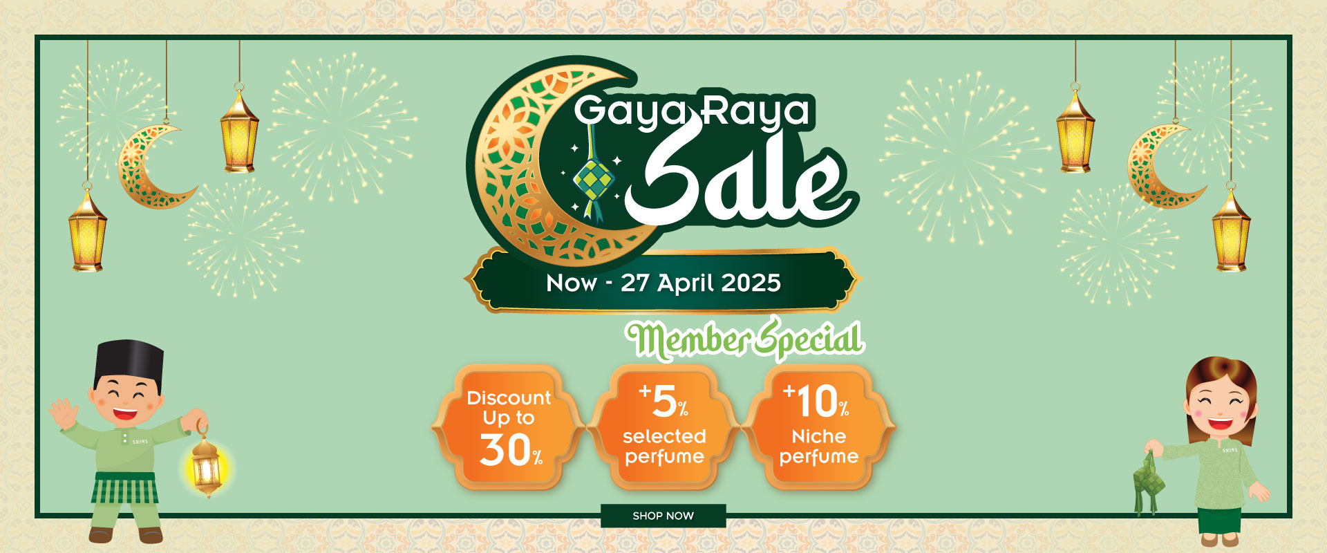 [Gaya Raya Bersama SHINS] Gaya Raya Sale